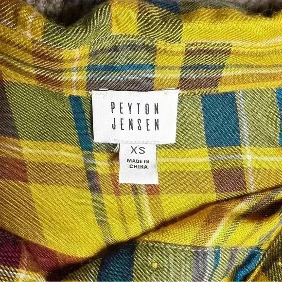 Yellow Plaid Women's Top - Picture 8 of 12